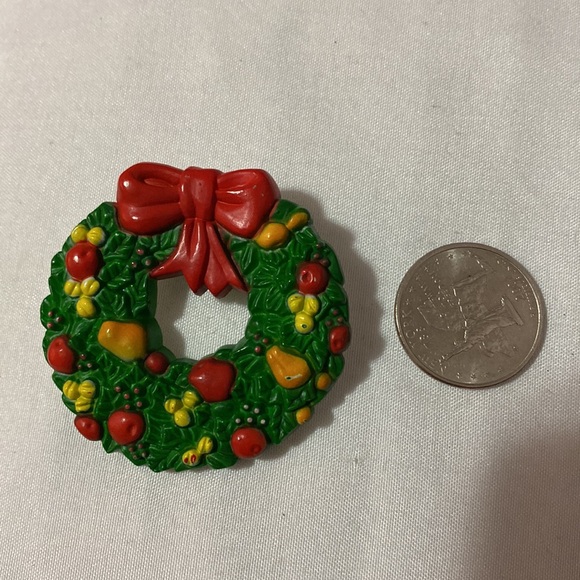 Christmas brooch wreath American Greetings - Picture 3 of 3